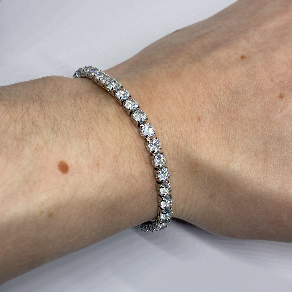 Tennis Bracelet - 3MM - Silver