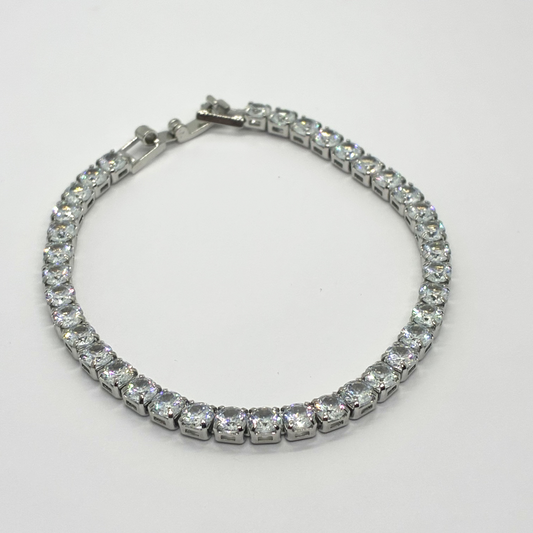 Tennis Bracelet - 4MM - Silver