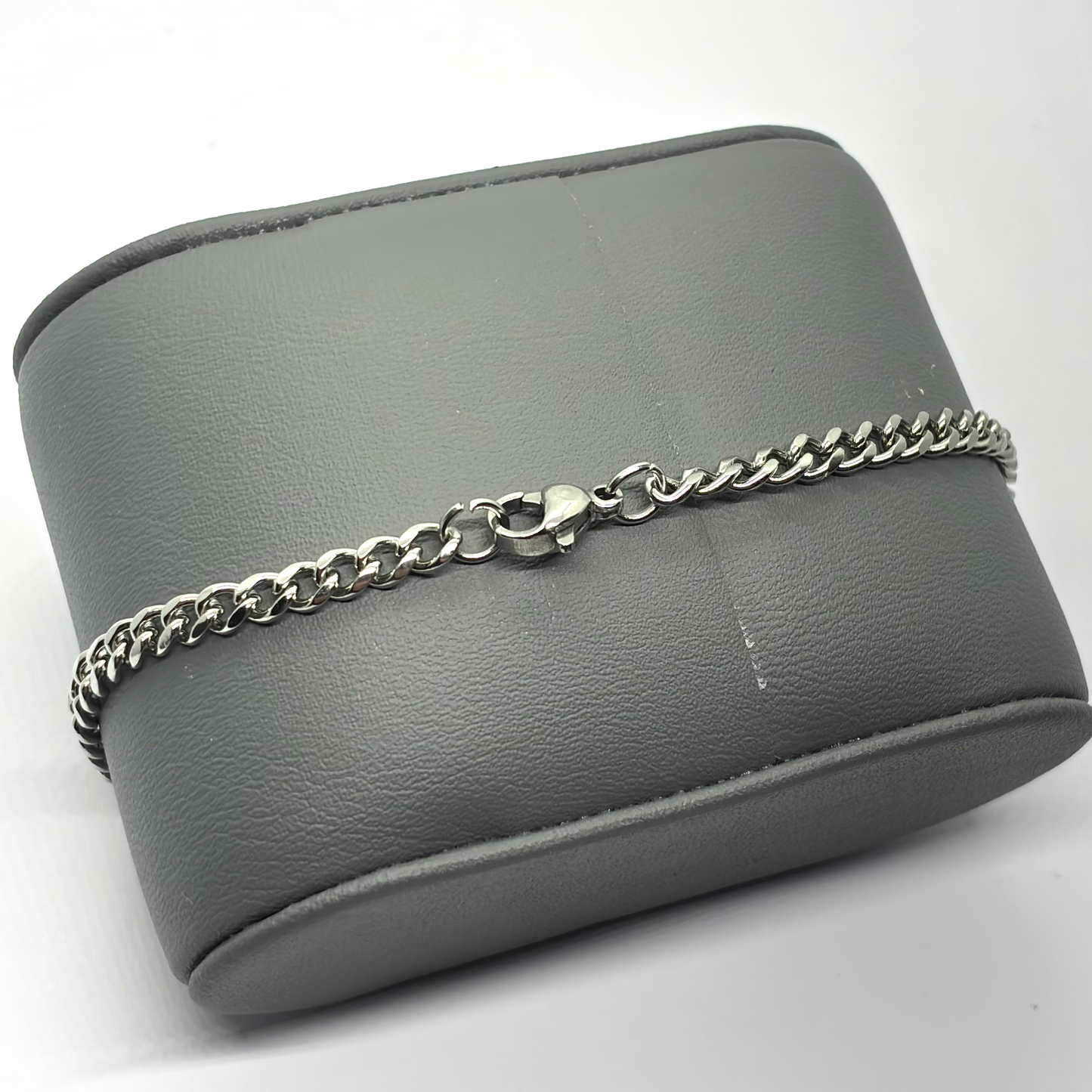 Cuban Link Bracelet - 3mm - Silver