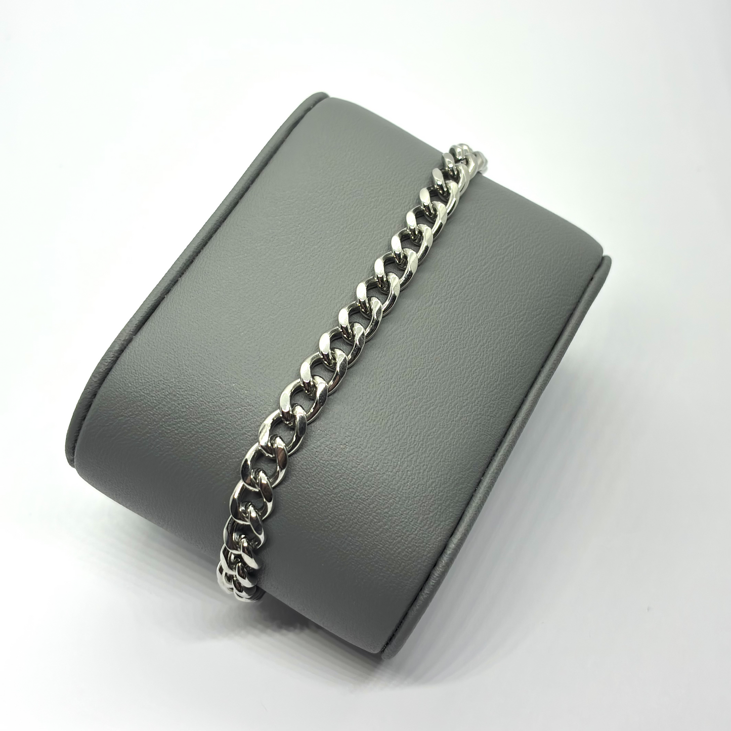 Cuban Link Bracelet - 5.5mm - Silver